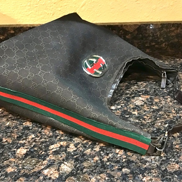 Gucci Monogrammed Canvas Customized Hobo Bag - Picture 5 of 13